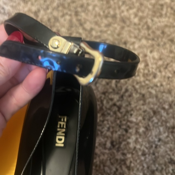 FENDI Size 37 Ballerina Flats, New In Box Black - Picture 8 of 14